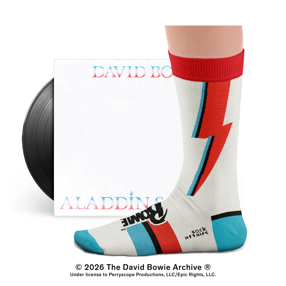 Sock Affairs David Bowie Aladdin Sane Socks