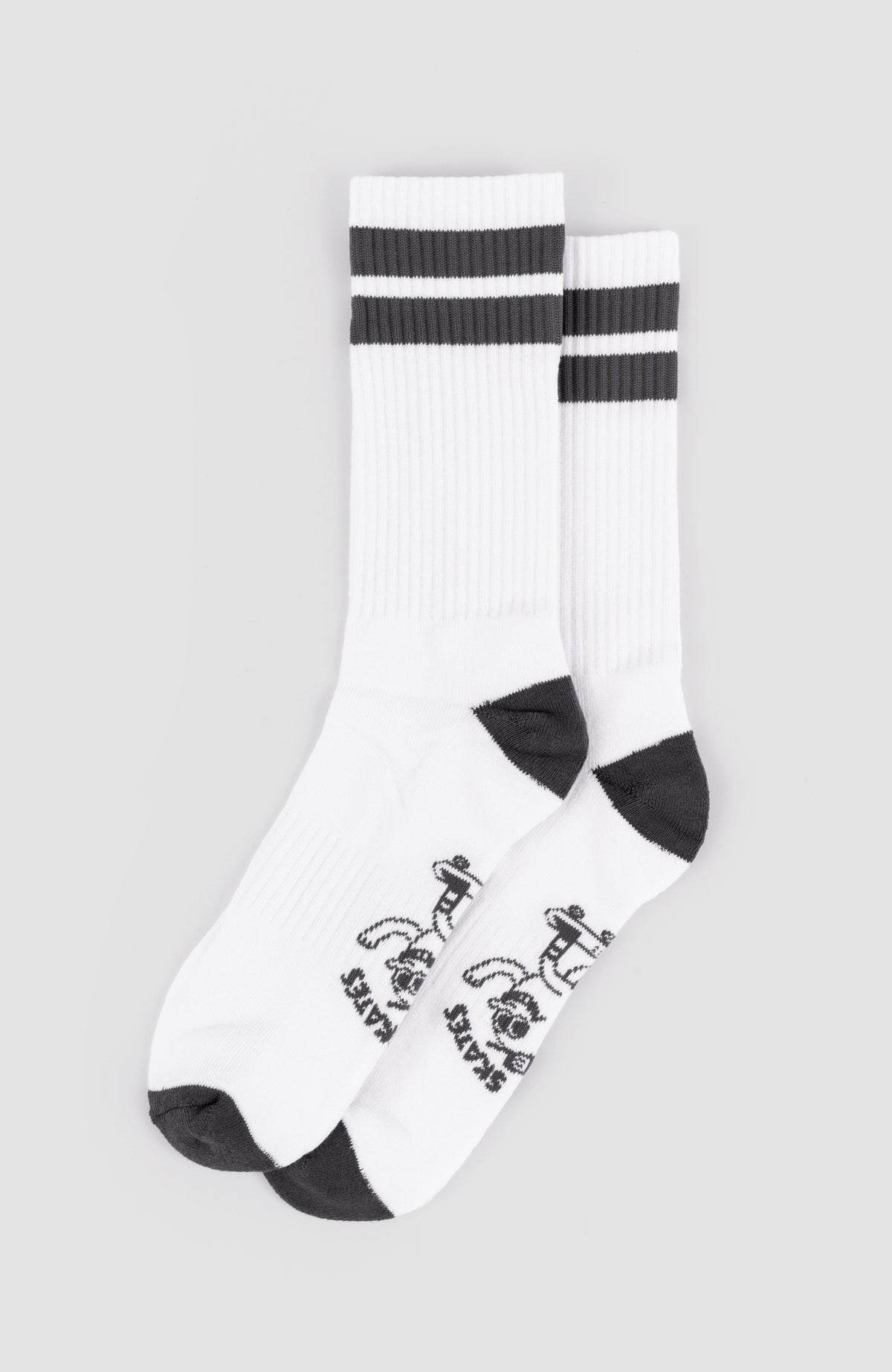 Blast Skates White Tube Socks