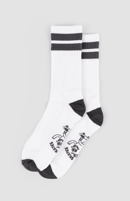 Blast Skates White Tube Socks