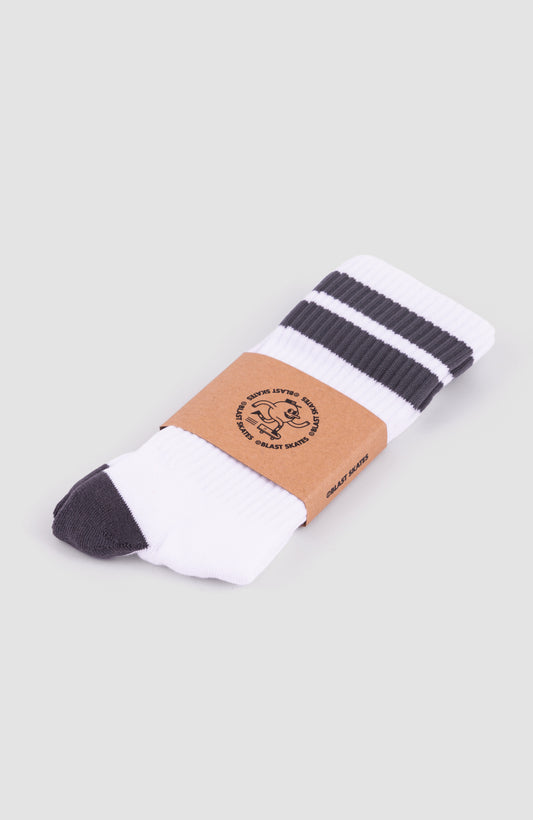 Blast Skates White Tube Socks