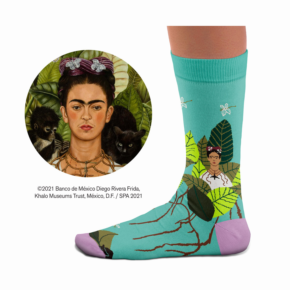 Sock Affairs Frida Self-Portrait Socks