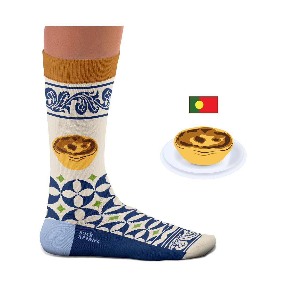 Sock Affairs Pastel de Nata Socks